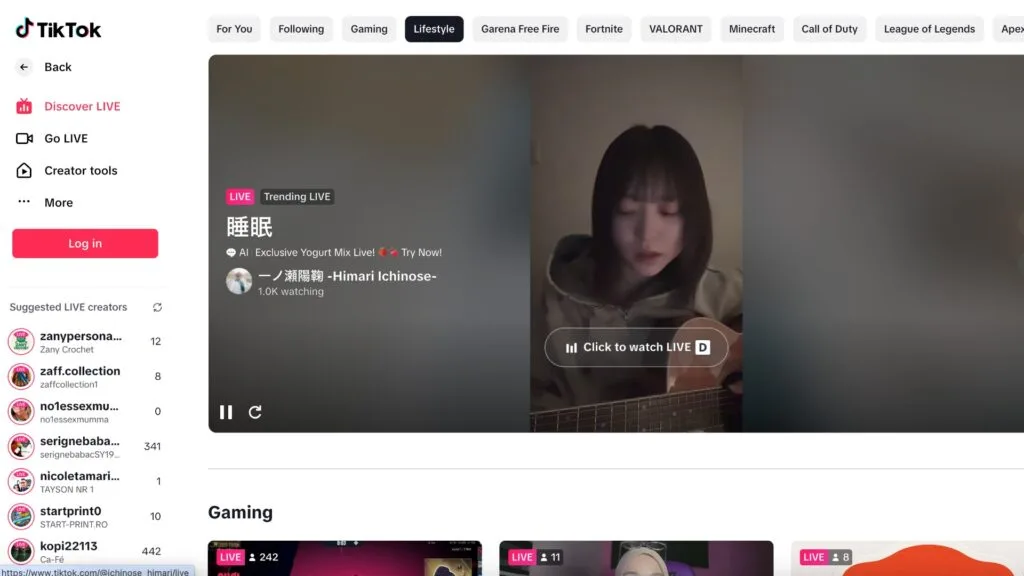 TikTok Live